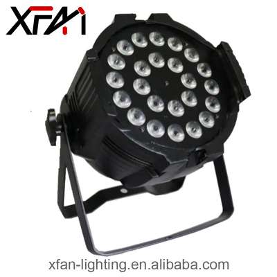 led 24x18W 6-in-1 RGBWAUV no waterproof par64 can led stage light